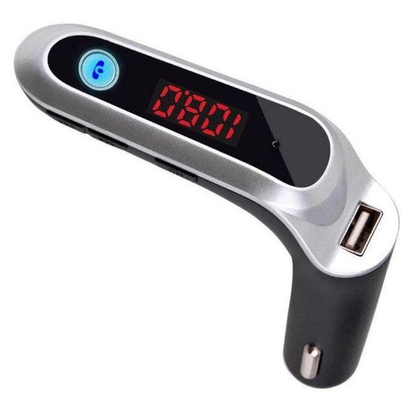 FM модулятор CAR G6 Bluetooth USB AUX MicroSD трансмітер, блютуз трансмітер для авто. Колір: сірий фото