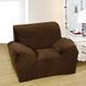 Велюровий чохол на крісло замша/мікрофібра Homytex фото