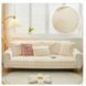 Мягкая накидка для дивана меховая Diana Textile 1 шт al-Ivory-210 фото 3