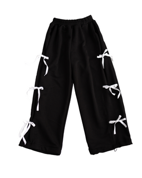Штани дитячі палаццо Banty Alwair Kids Чорно-білий 152см 81105 фото