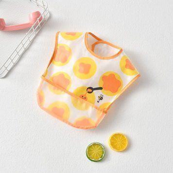 Слюнявчик детский Funny Print (Оранжевый 36см) фото
