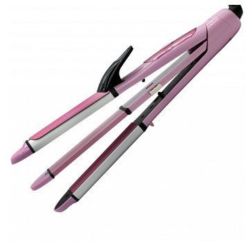 Щипці випрямляч мультистайлер 3 в 1 GEMEI GM-2966 t200 фото