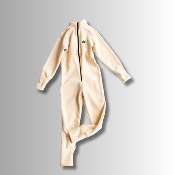 Комбинезон флис с нашивкой AW Alwair kids Бежевый 92-98 81036 фото
