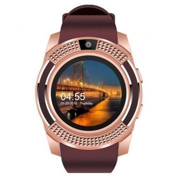 Умные смарт-часы Smart Watch V8. Цвет: золотой фото
