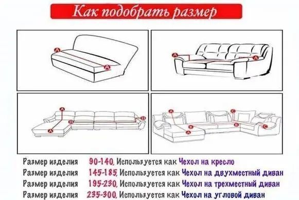 Чохол на диван + 2 крісла еластичний Homytex Чорний фото