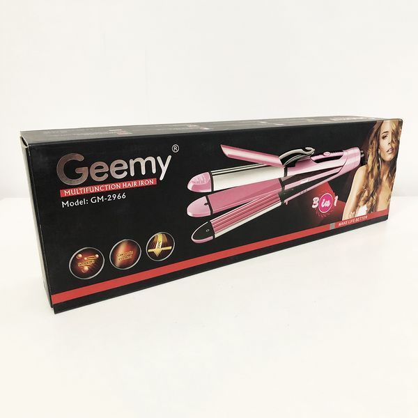 Щипці випрямляч мультистайлер 3 в 1 GEMEI GM-2966 t200 фото