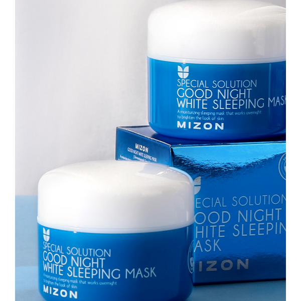 Mizon Нічна освітлювальна маска для обличчя з лавандою Good Night White Sleeping Mask, 80 мл фото