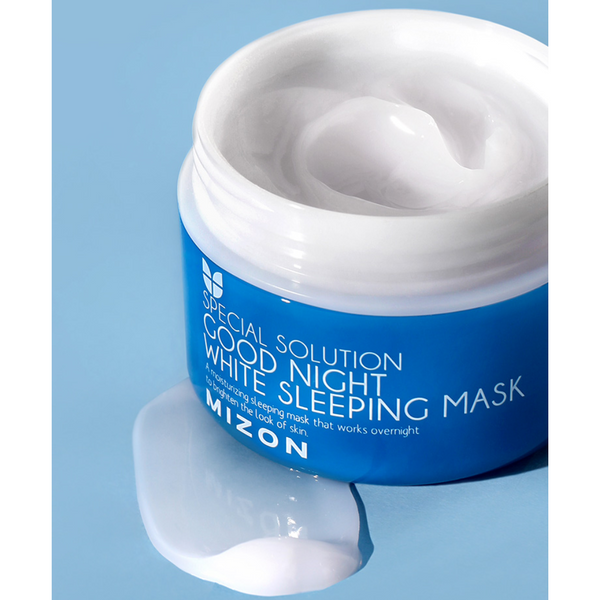 Mizon Нічна освітлювальна маска для обличчя з лавандою Good Night White Sleeping Mask, 80 мл фото