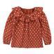 Блузка Baby с рюшем (Красный 80см)
