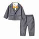 Костюм детский тройка вельветовый Baby Gentleman, 100см, Серый фото