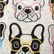 Ковер детский безворсовый Chilai Home Dogs Бульдожки, 100x160 см CHh-1898014 фото 2