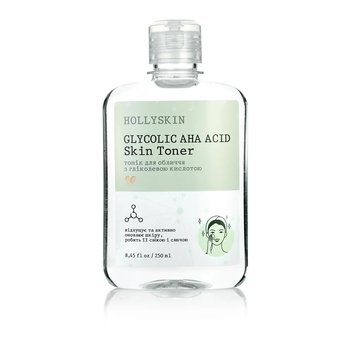 Тонік для обличчя HOLLYSKIN Glycolic AHA Acid Skin Toner фото