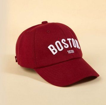 Кепка Boston бордо, размер 54 фото
