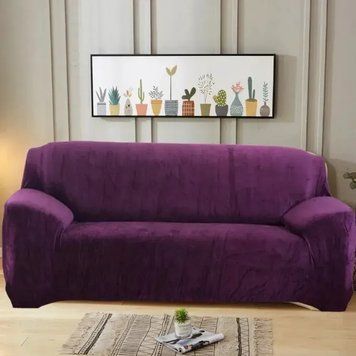 Чохол на 2-місний диван замша - мікрофібра Homytex фото