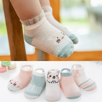 Набор носков детский Animals 5 пар (Розовый 3-5 лет) фото