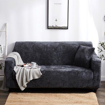 Захисний чохол на двомісний диван Велюровий Diana Textile Plush Velvet фото