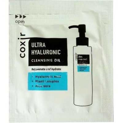 Пробник Гідрофільна олія з гіалуроновою кислотою Coxir Hyaluronic Cleansing Oil Pouch, 2 мл фото