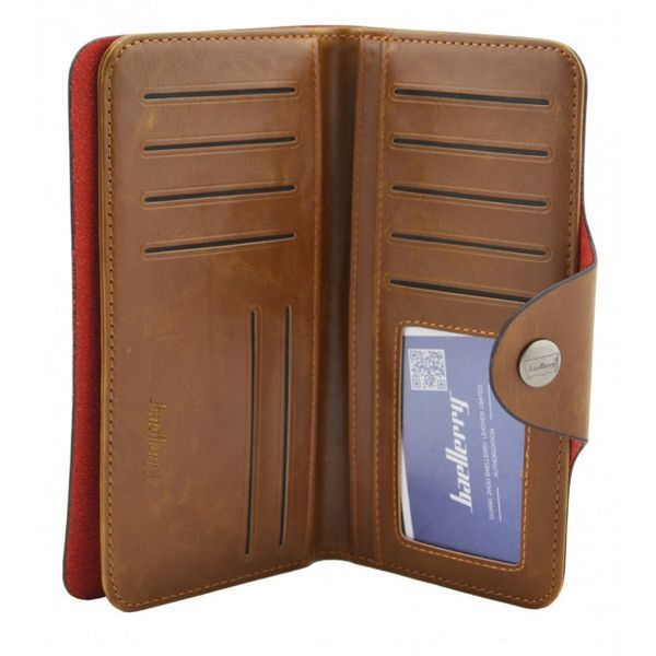 Чоловіче портмоне Baellerry Genuine Leather COK10. Колір: коричневий фото