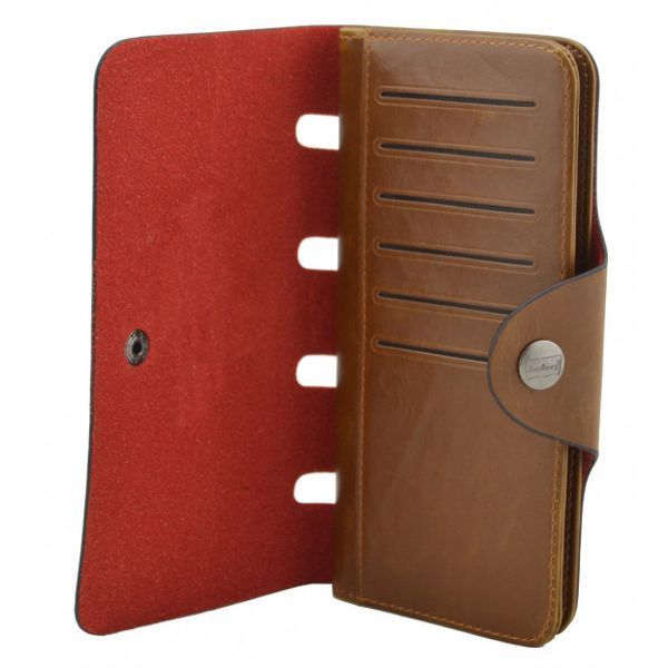 Чоловіче портмоне Baellerry Genuine Leather COK10. Колір: коричневий фото
