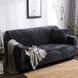 Захисний чохол на двомісний диван Велюровий Diana Textile Plush Velvet al2045-2-seat-gray фото 5