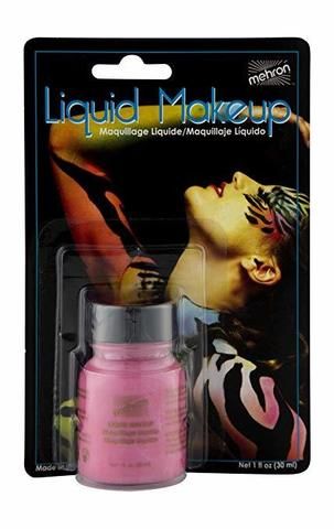 MEHRON Жидкая краска для грима Liquid Makeup Pink Розовый, 30 мл фото