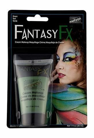 MEHRON Грим на водной основе Fantasy FX Green (Зеленый), 30 мл фото