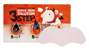 Набор патчей - 3 Шага для удаления черных точек Elizavecca Milky Piggy Black Head Solution 3 Step фото