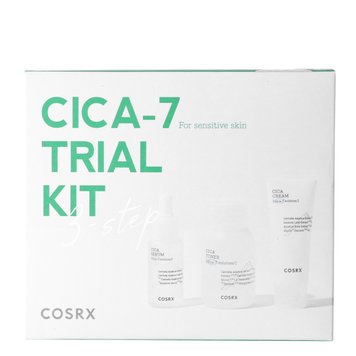 Cosrx - Набор для ухода за чувствительной кожей - CICA-7 Relief Kit - 3 Step фото