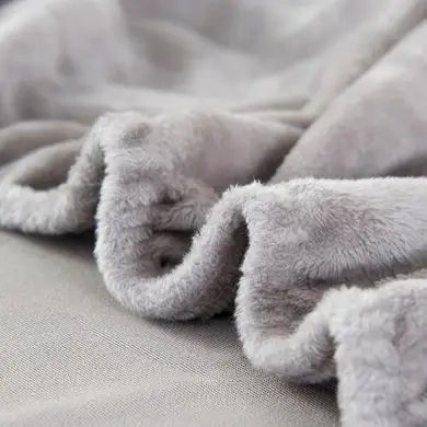 Чехол для защиты трехместного дивана Diana Textile Plush Velvet, 195-230 см, Серый фото