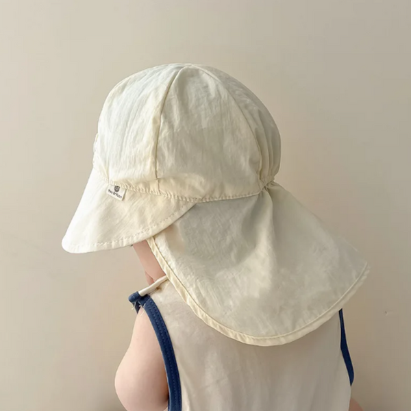 Дитяча кепка панамка Baby Hat Cotton, Бежевий, 46-50 см фото