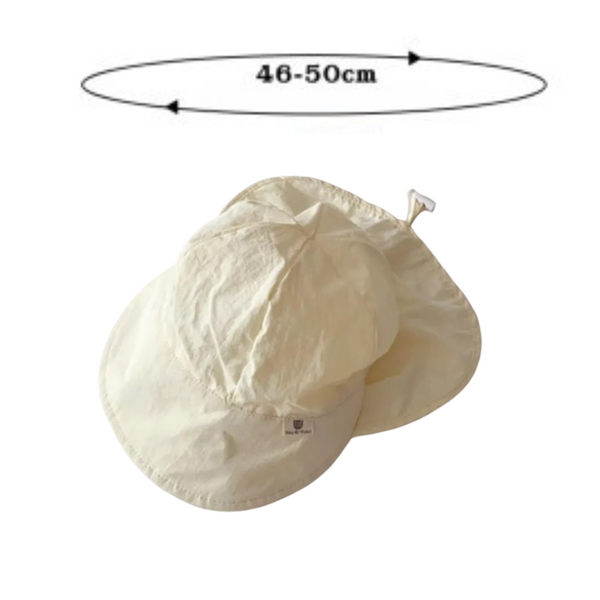 Дитяча кепка панамка Baby Hat Cotton, Бежевий, 46-50 см фото