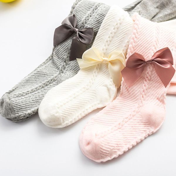 Дитячі колготки Baby з бантиком (Сірий 4-6 років) фото