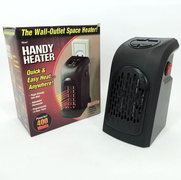 Портативный обогреватель Rovus Handy Heater Black, обогреватель дуйчик, бытовой тепловентилятор фото