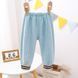Штани дитячі вельветові теплі Baby Basic (Блакитний 120см)