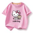 Футболка для дівчинки з принтом Hello Kitty, Рожевий, 100 см фото