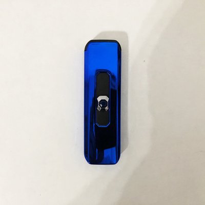 Запальничка електрична, акумуляторна подарункова запальничка, запальничка на зарядці. Колір: синій фото
