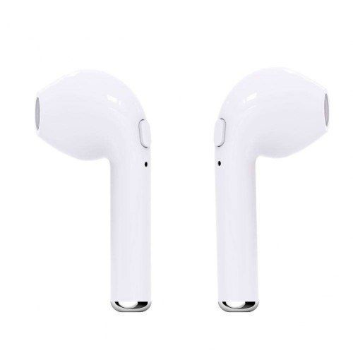 Бездротові Bluetooth навушники i7 mini TWS Stereo з боксом для зарядки. Колір білий фото