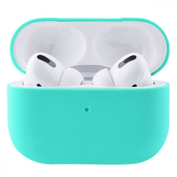 Чехол для Apple AirPods Pro силиконовый белый в коробке фото