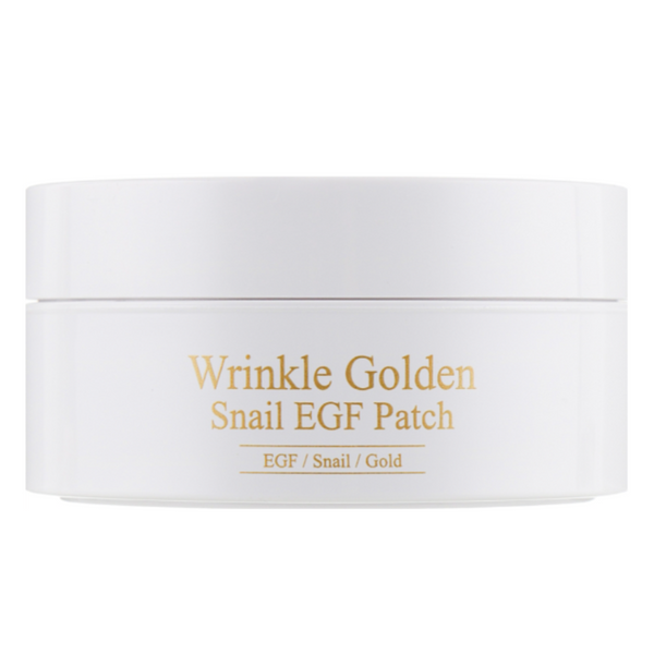 Гидрогелевые патчи под глаза с золотом и муцином улитки The Skin House Wrinkle Golden Snail EGF patch, 60 шт фото