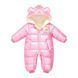 Дитячий блискучий комбінезон HAPPY (Рожевий, 100 см) фото