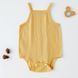 Дитячий однотонний легкий комбінезон Baby Basic (Жовтий 59см) фото