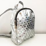 Рюкзак дитячий блискучий срібний. Модель: 72136 ws72136 фото