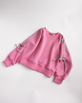 Свитшот детский с бантами Banty Alwair Kids Розовый 110см 81104 фото