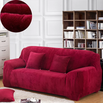 Захисний чохол на двомісний диван Велюровий Diana Textile Plush Velvet фото