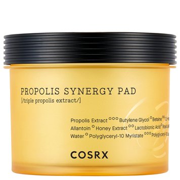 Cosrx - Очищувальні спонжі для обличчя з прополісом - Full Fit Propolis Synergy Pad - 70шт. фото