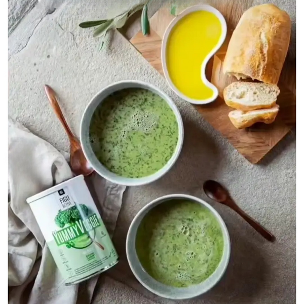 Растворимый жиросжигающий овощной суп со вкусом брокколи, картофеля и лука-порей, 16 порций, LR Figu Active, Германия фото