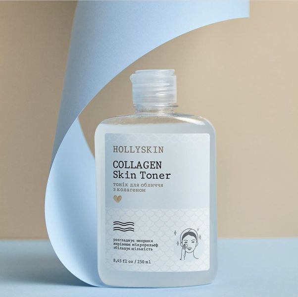 Тонік для обличчя HOLLYSKIN Collagen Skin Toner 250 мл фото