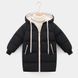 Дитяча стегана куртка з капюшоном Baby Winter (Чорний 100см) 13048-100см-Желтый фото 2