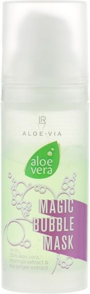 Бульбашкова маска для обличчя Aloe Vera Magic Bubble Mask LR фото