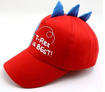 Кепка для хлопчика Dino червона , розмір 50-54 фото